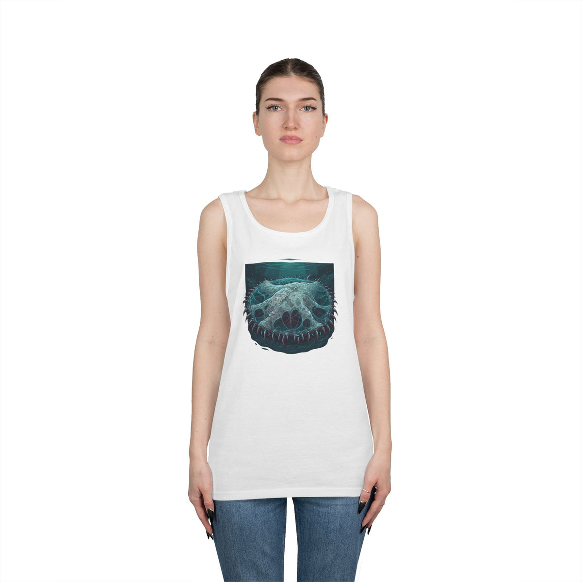 Color: White | El Cuero-The Hide (South American Folklore) Tank Top