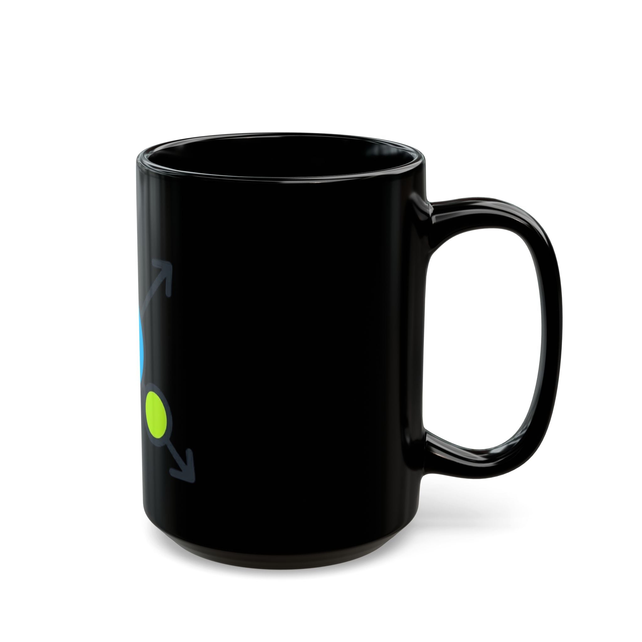 "Special Interest" Black Ceramic Mug — Graphic