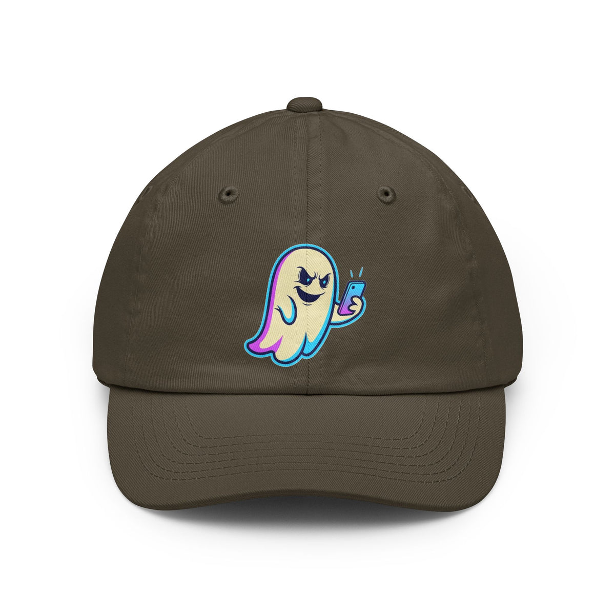 Color: Olive | Ghosting Dad Hat — Graphic