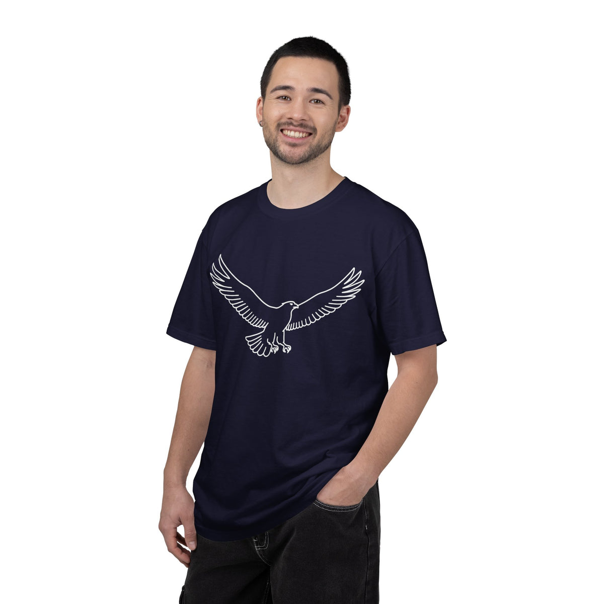 Color: True Navy | Flight Unisex Garment-Dyed Tee