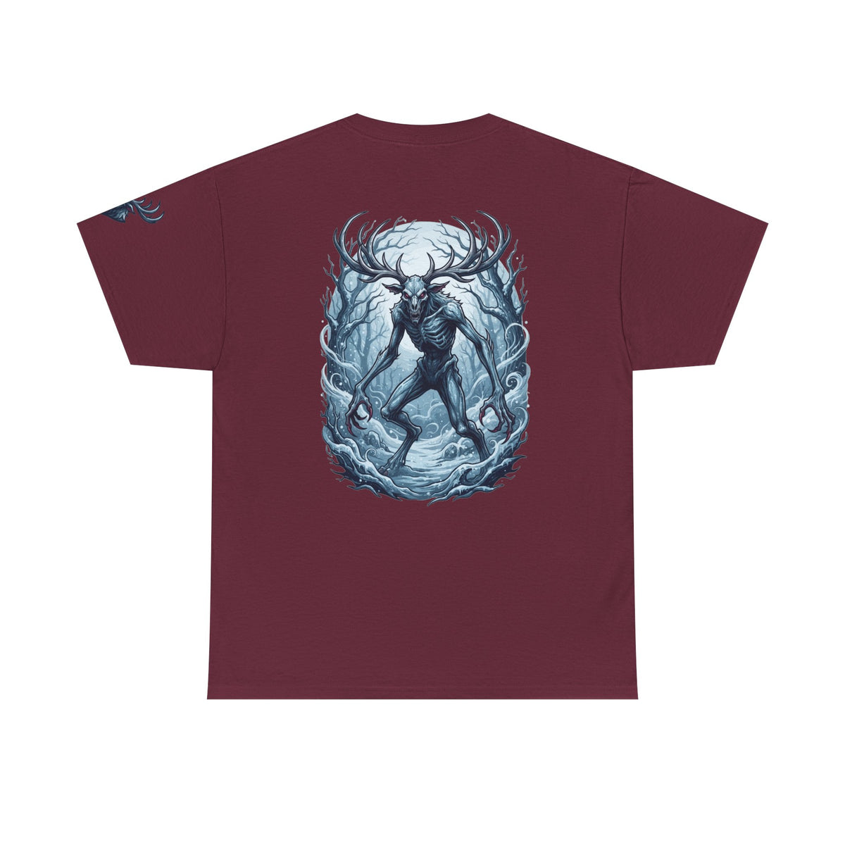 Color: Maroon | Wendigo (Algonquian Folklore) Premium Graphic Tee