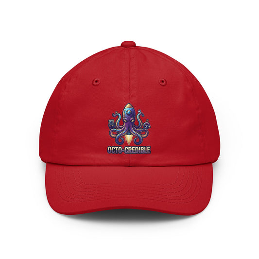 Color: Red | Octo Credible Dad Hat