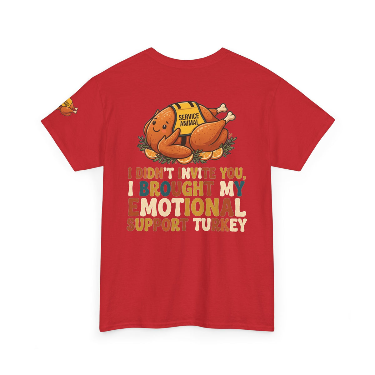 "Emotional Support Turkey" Premium Graphic Tee
