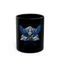 "April Legend" Black Ceramic Mug
