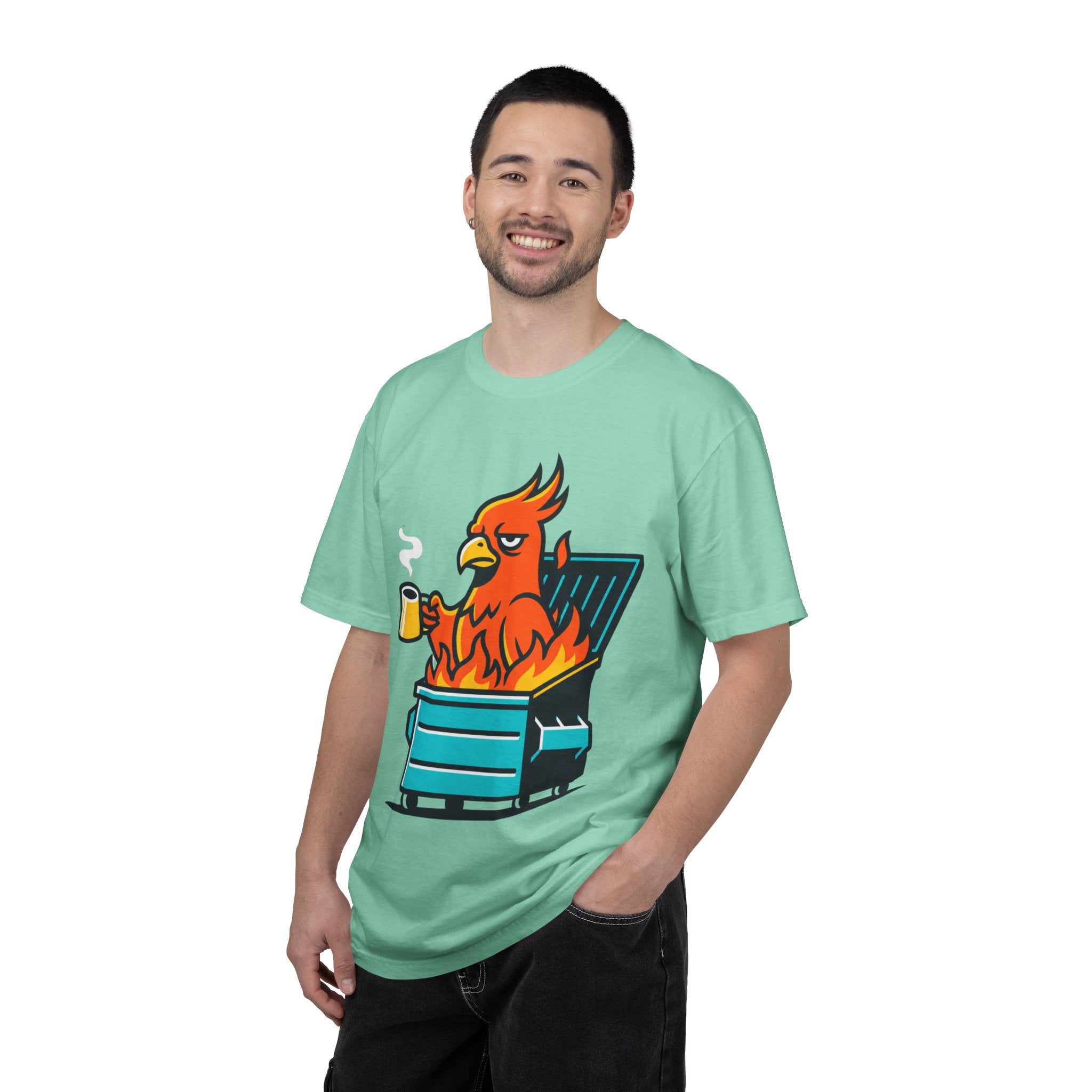 "Dumpster Fire" Unisex Garment-Dyed Tee