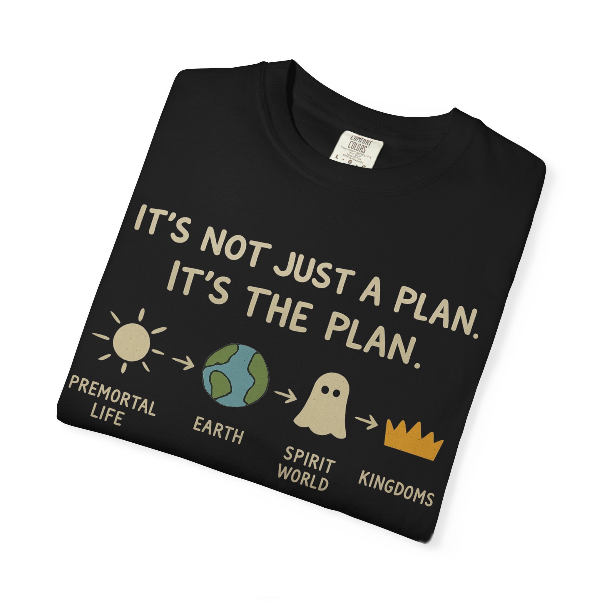 "It's The Plan" Unisex Garment-Dyed T-shirt