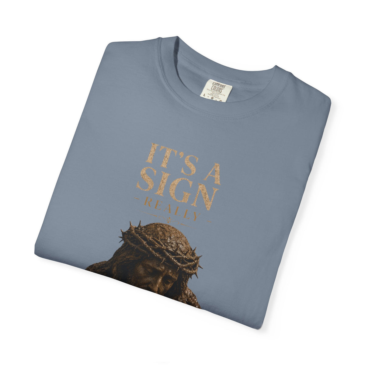 "Good Book Series It's a Sign - Really" Unisex Garment-Dyed Tee