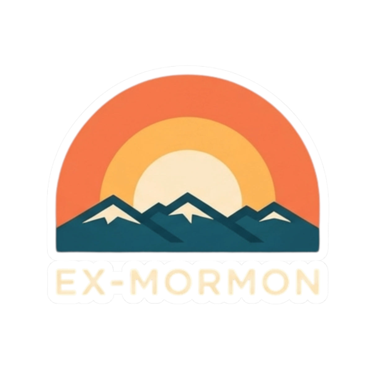 "Ex Mormon" Sticker