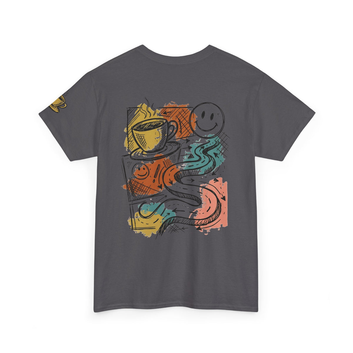 "Happy Coffee" Premium Graphic Tee