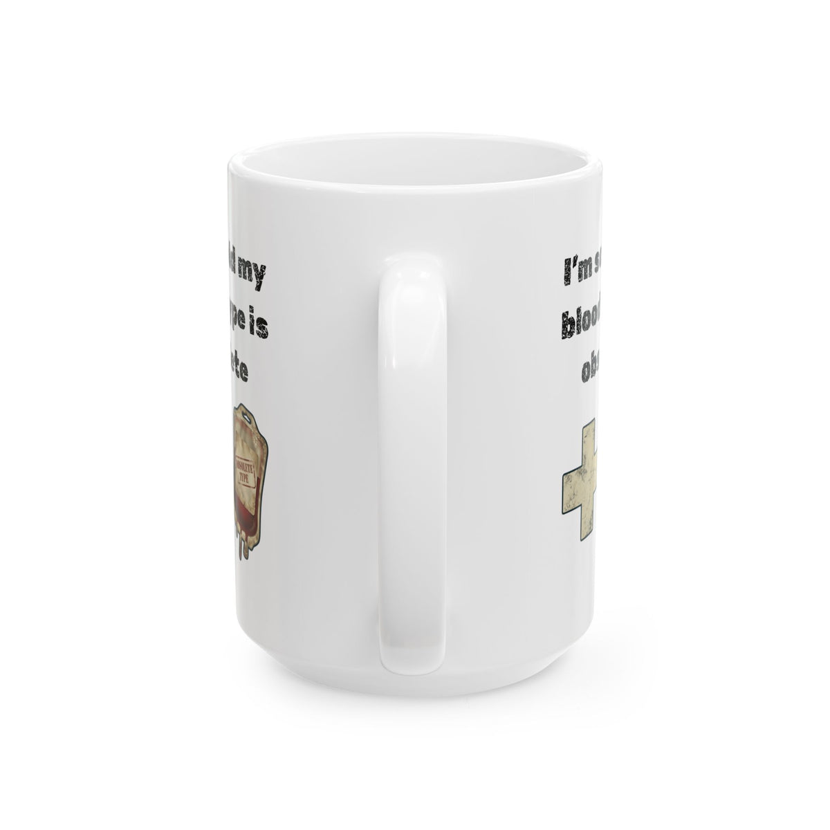 "Blood Type" White Ceramic Mug