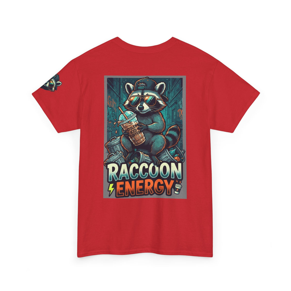 "Raccoon Energy" Premium Graphic Tee