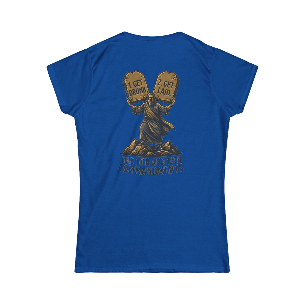 Color: Royal | 11th and 12th Commandment Women's Tee