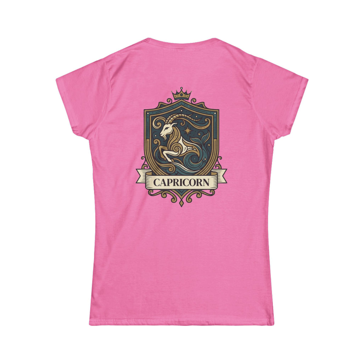 "Capricorn- The Sea-Goat Crest" Women's Tee