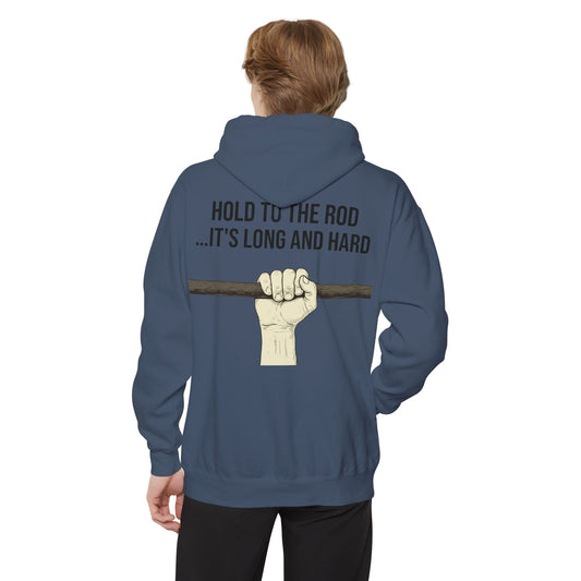 "Hold to the Rod" Garment-Dyed Hoodie