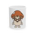 "Shroom Man" White Ceramic Mug