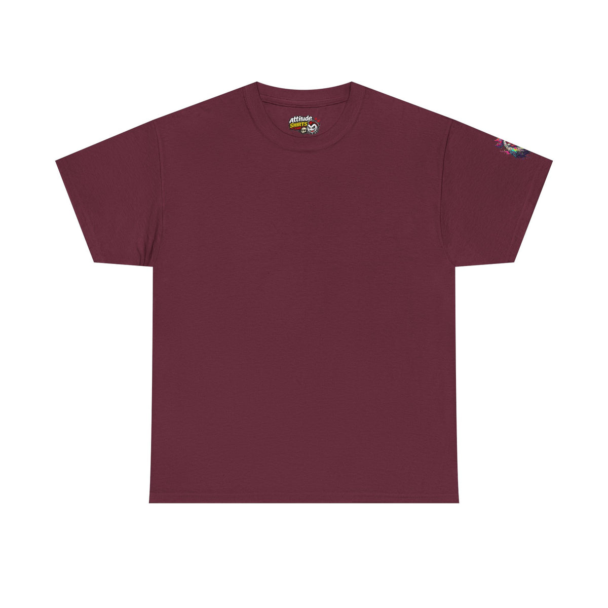 Color: Maroon | Chickenshit Premium Graphic Tee
