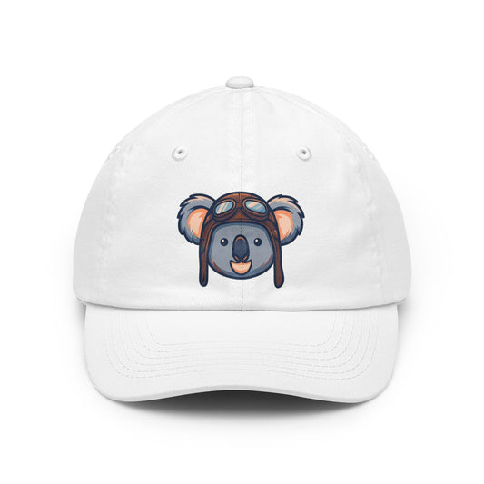 Color: White | Koala Credible Dad Hat — Graphic