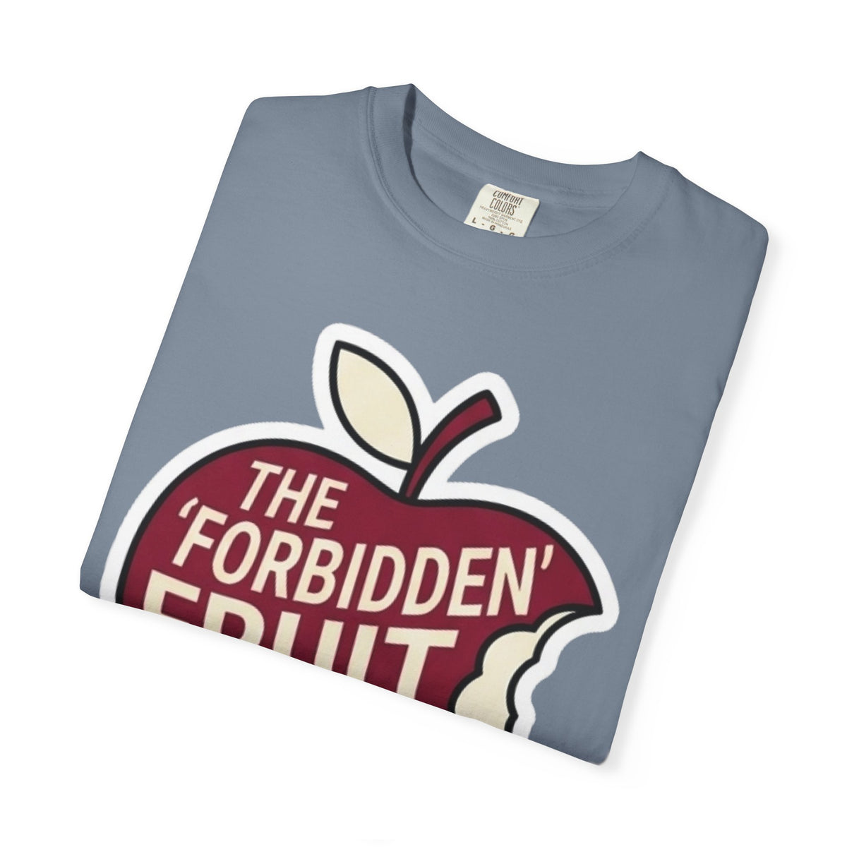 "Good Book Series Forbidden Fruit Tasted Better" Unisex Garment-Dyed Tee