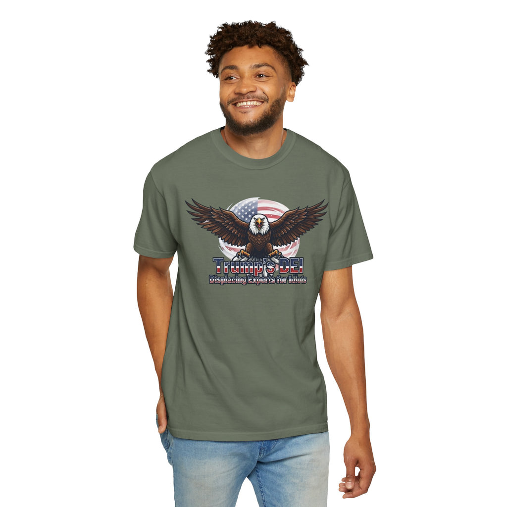 "Trumps DEI" Unisex Garment-Dyed Tee