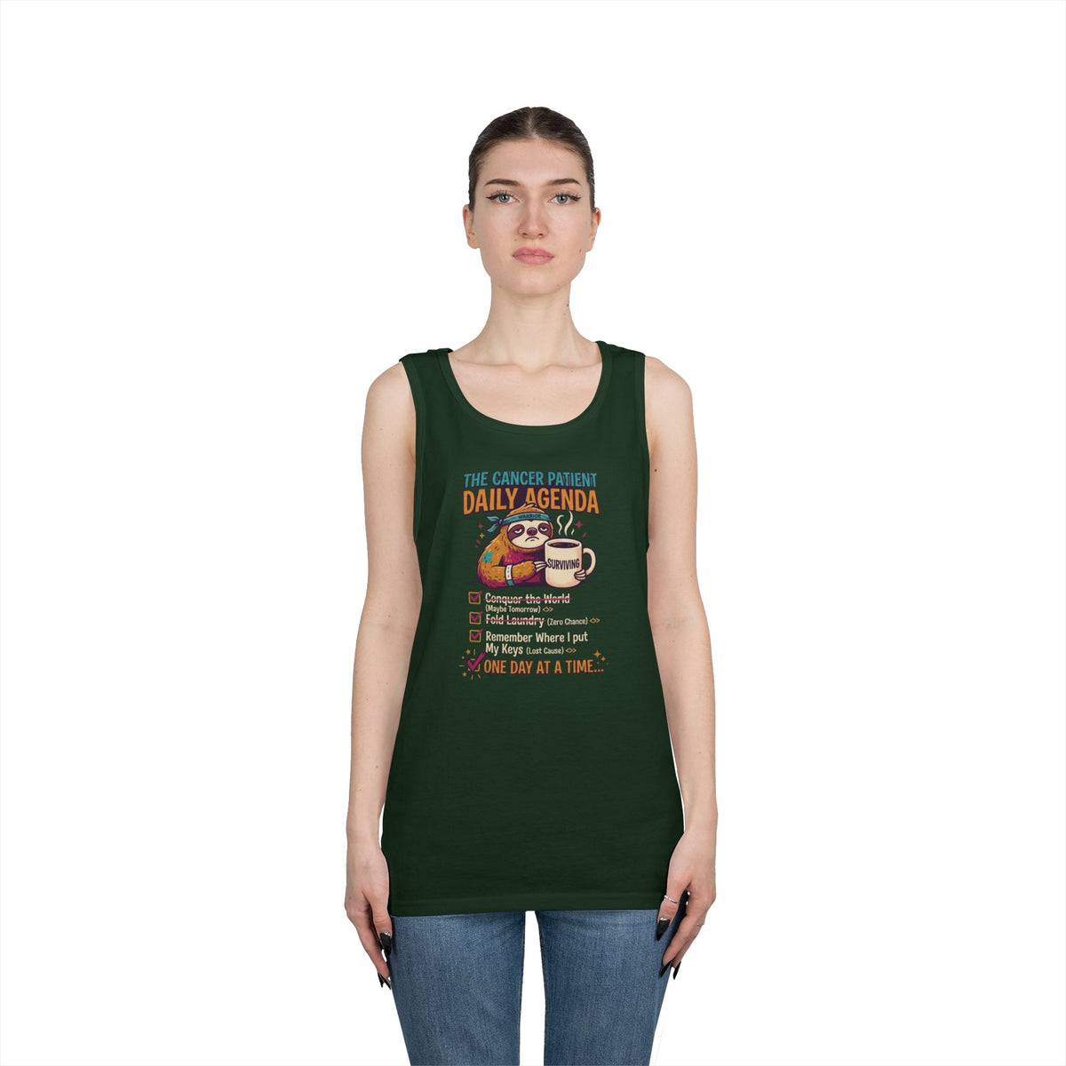 "Cancer One Day At A Time" Tank Top