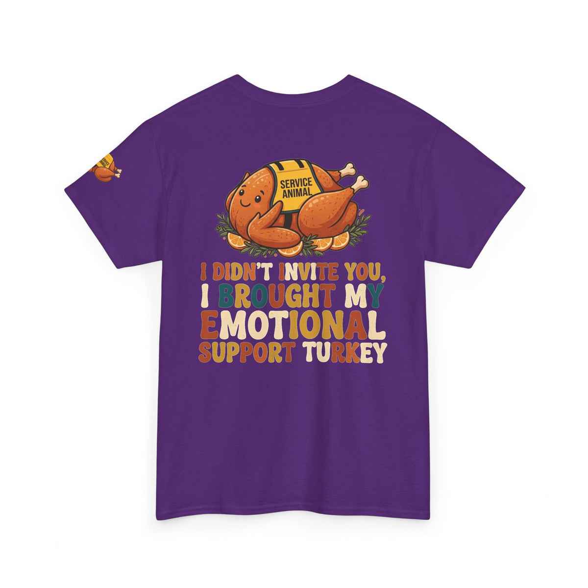 "Emotional Support Turkey" Premium Graphic Tee