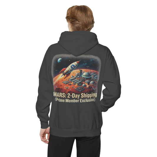 "Mars 2 Day Shipping" Garment-Dyed Hoodie