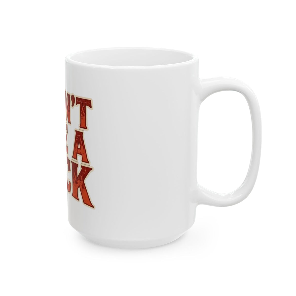 "Bad Reputation" White Ceramic Mug — Graphic