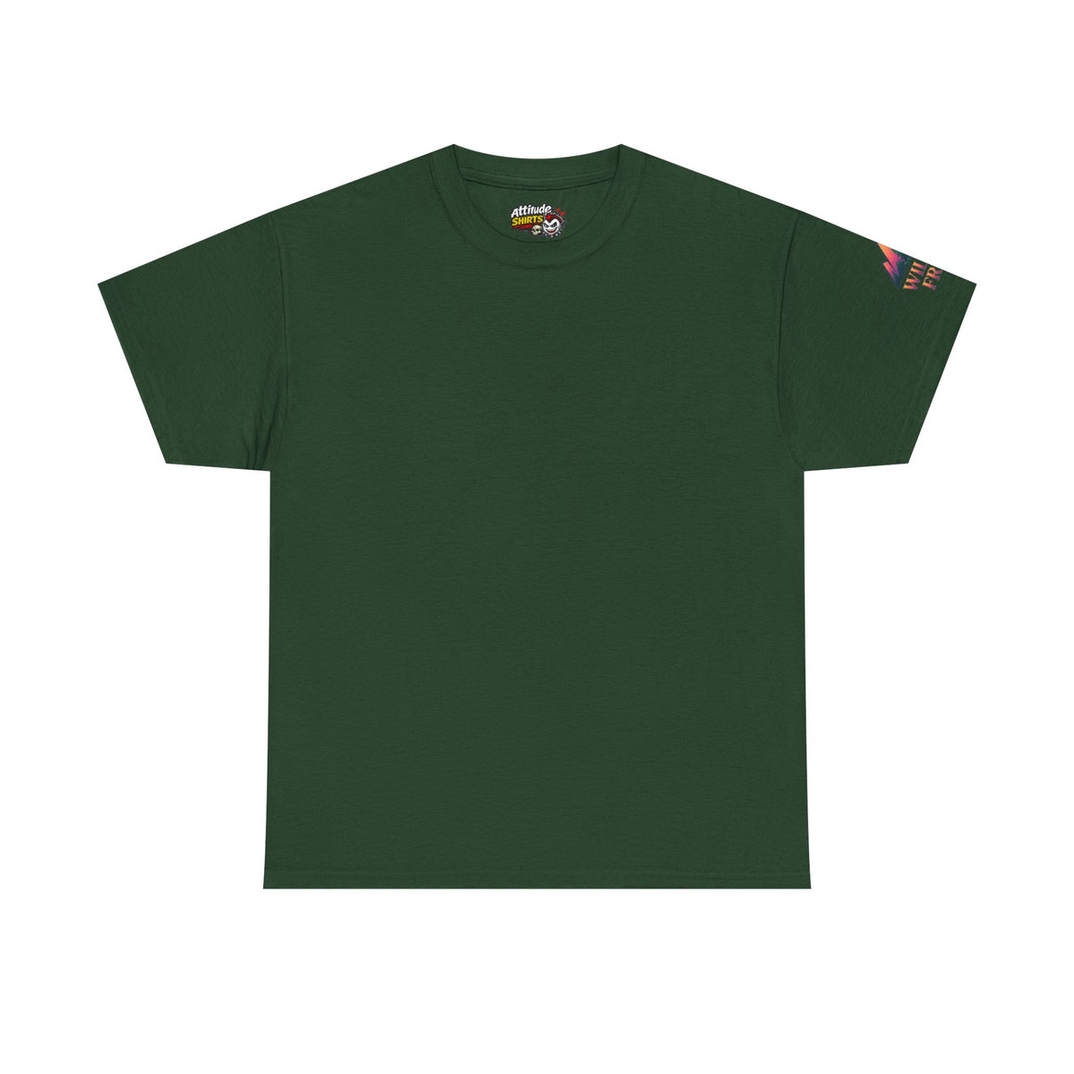Color: Forest Green | Wild & Free Premium Graphic Tee