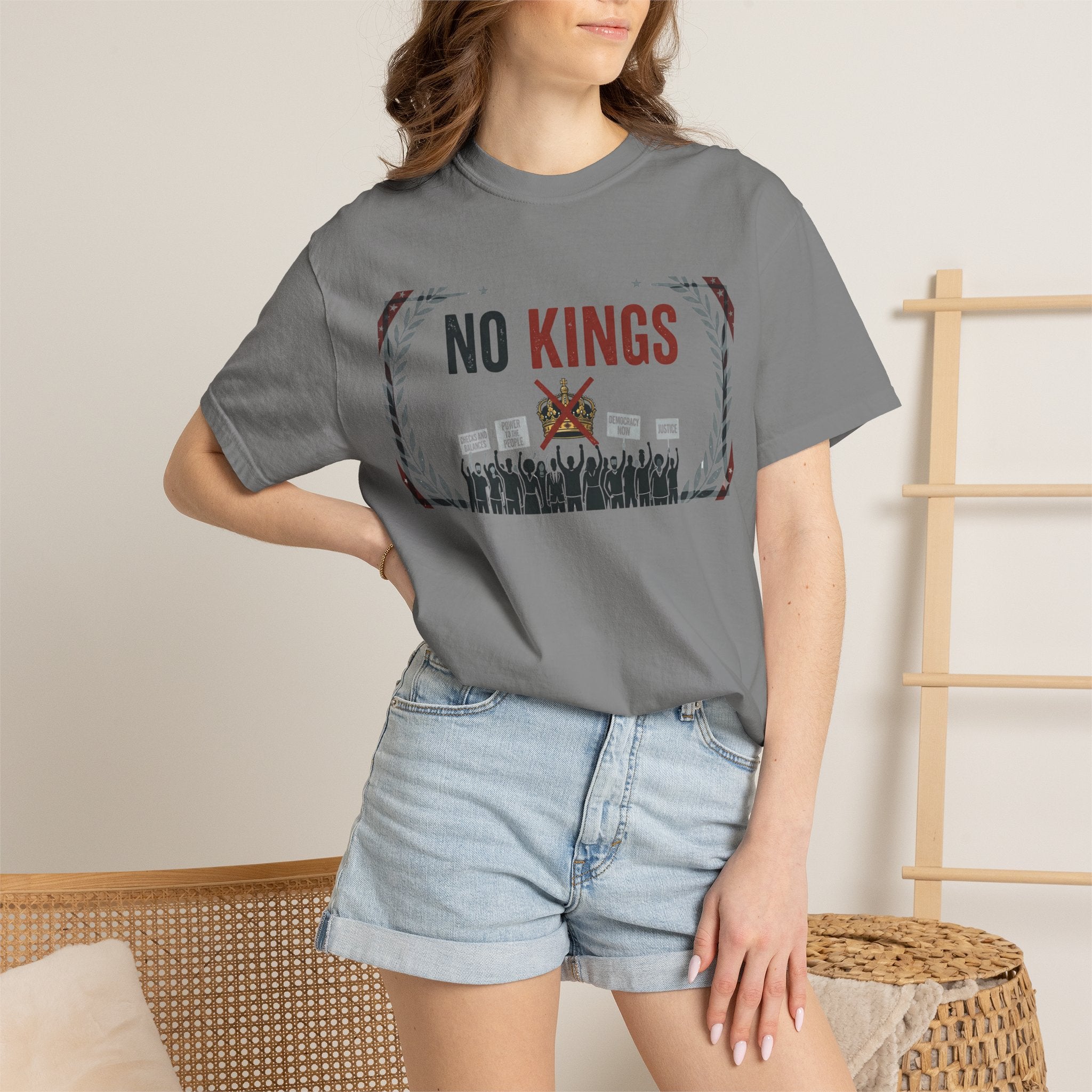 No Kings, No Masters | Garment-Dyed Tee — AttitudeShirts