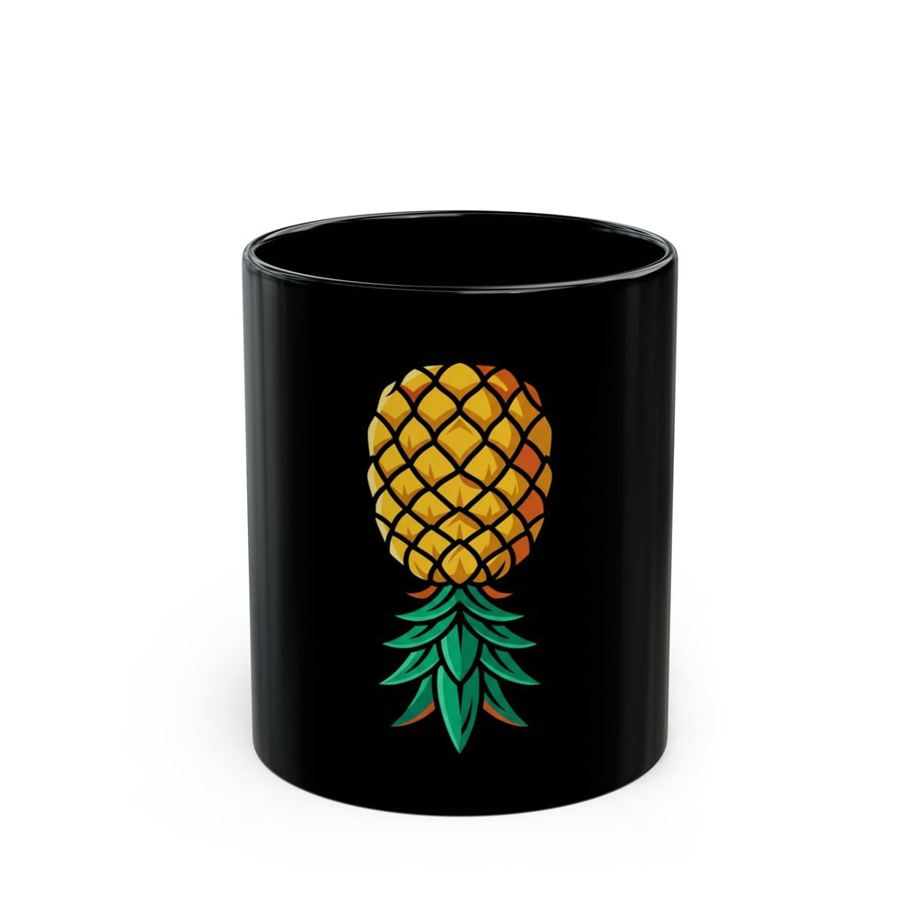 "Good Eating" Black Ceramic Mug — Graphic