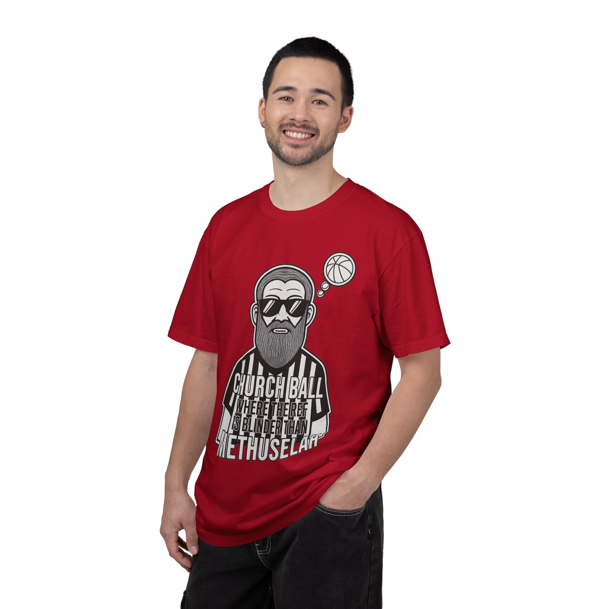 "Church Ball Methuselah" Unisex Garment-Dyed T-shirt