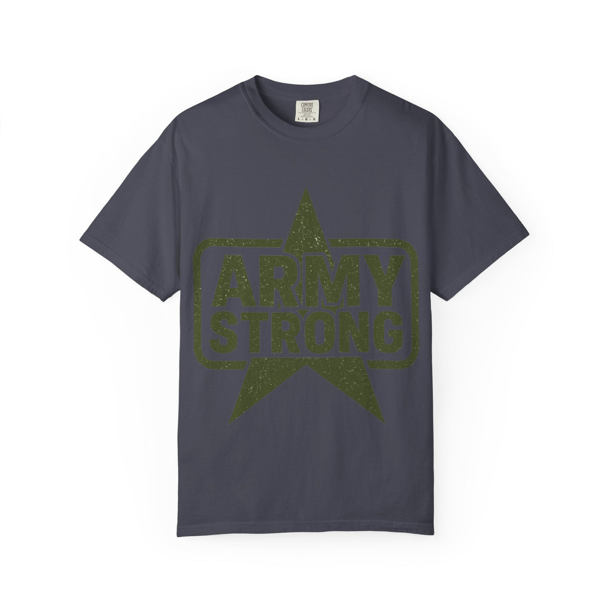 Color: Navy | Army Strong Unisex Garment-Dyed T-shirt
