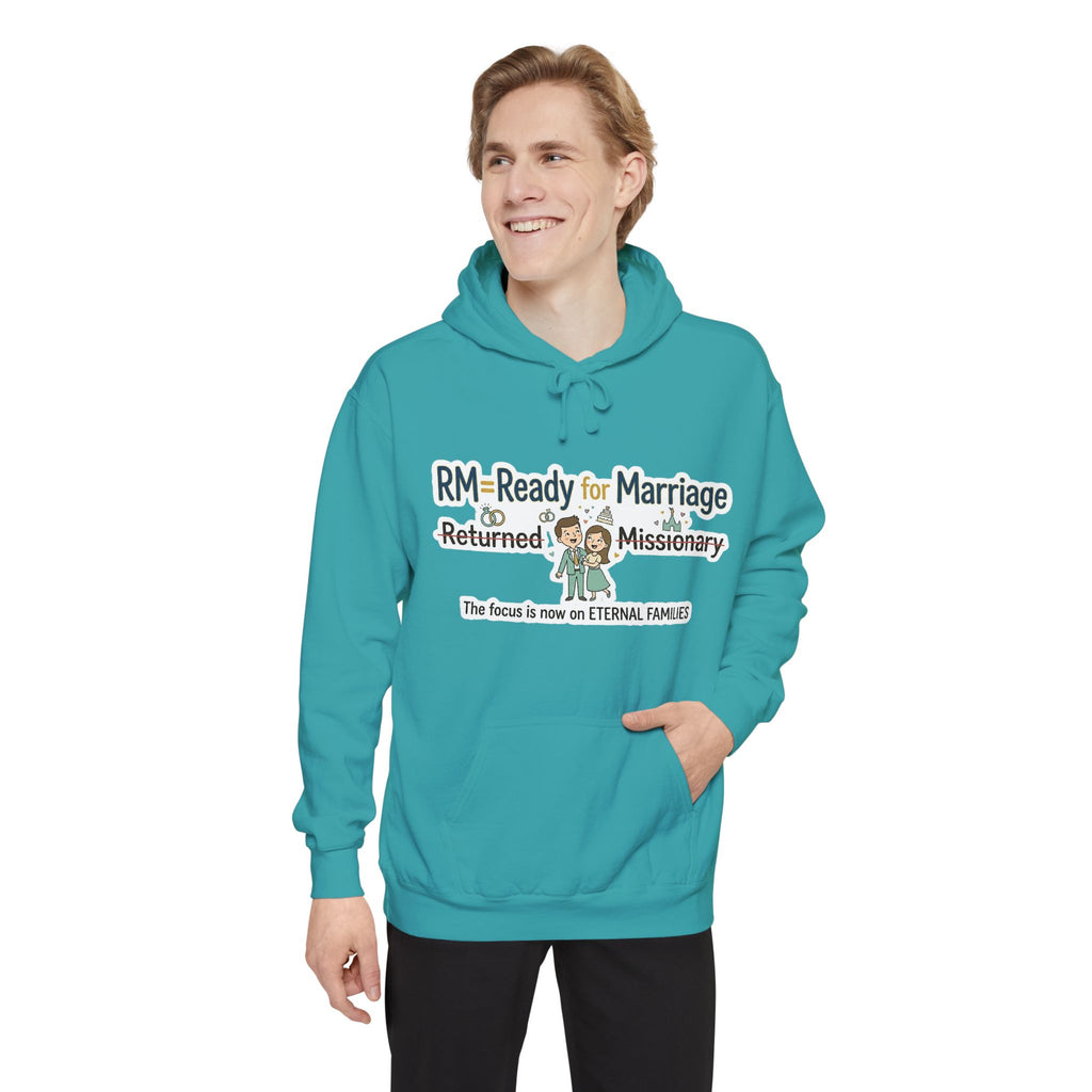 RM: Ready for Marriage (Probably Not) | Garment-Dyed Hoodie — AttitudeShirts