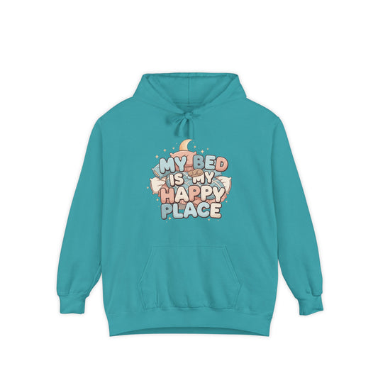 Bed > People: A Love Story | Garment-Dyed Hoodie — AttitudeShirts