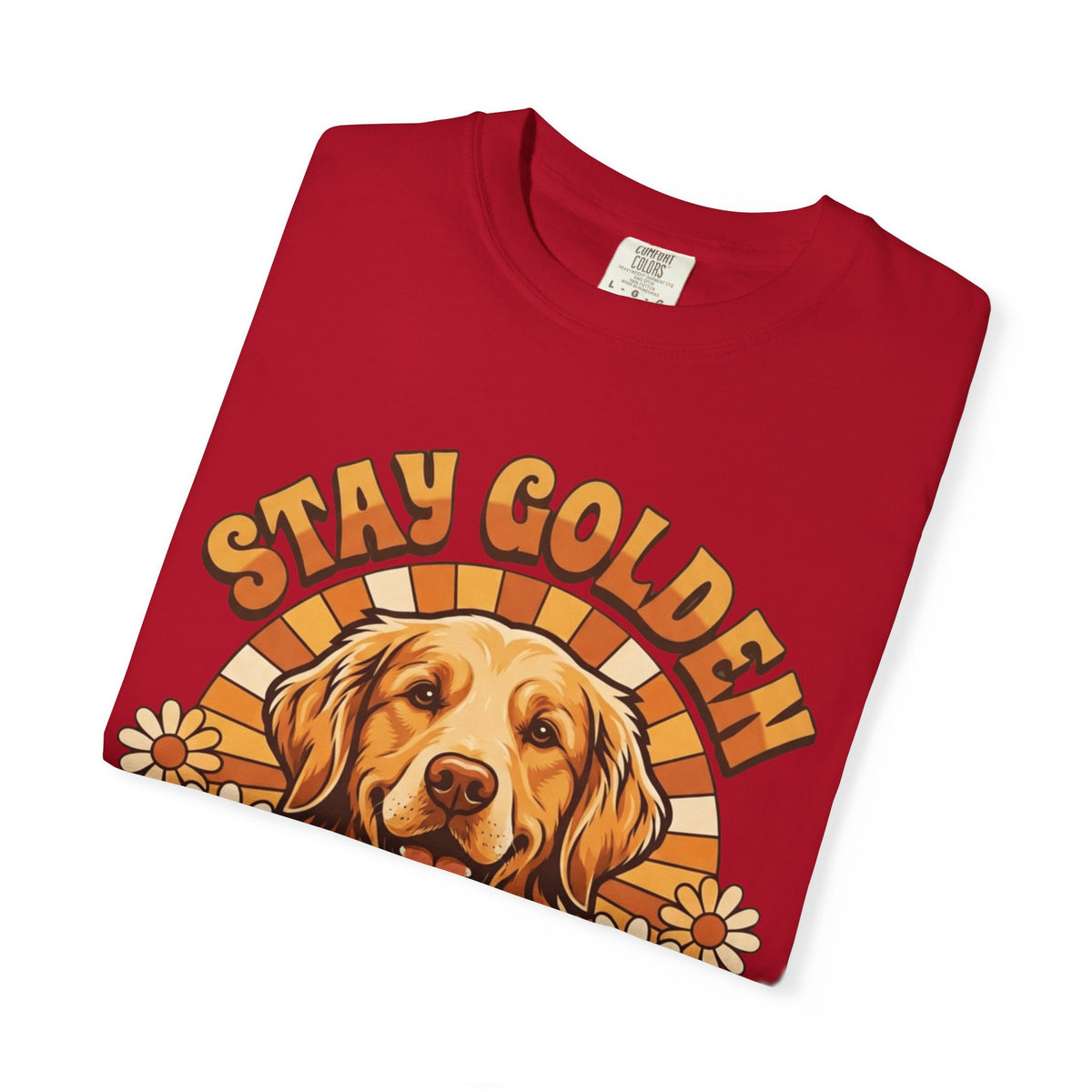 "Stay Golden & Bark On" Unisex Garment-Dyed Tee