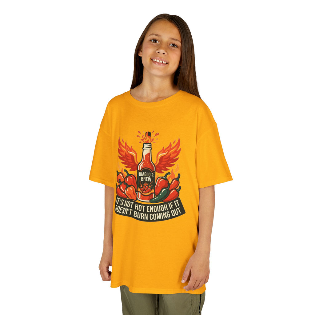 "Burns Coming Out" Kids Tee