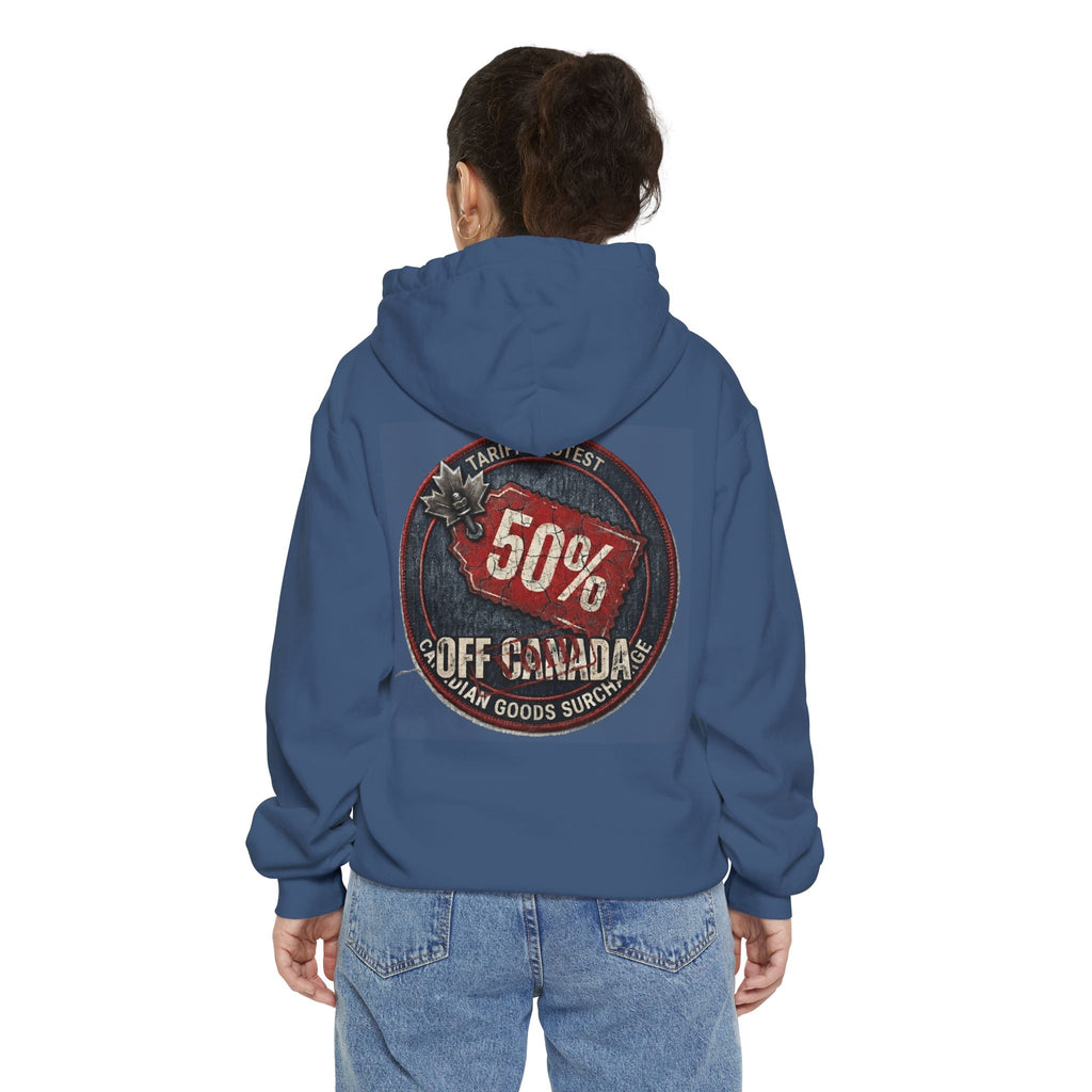 "50% Off Canada" Garment-Dyed Hoodie