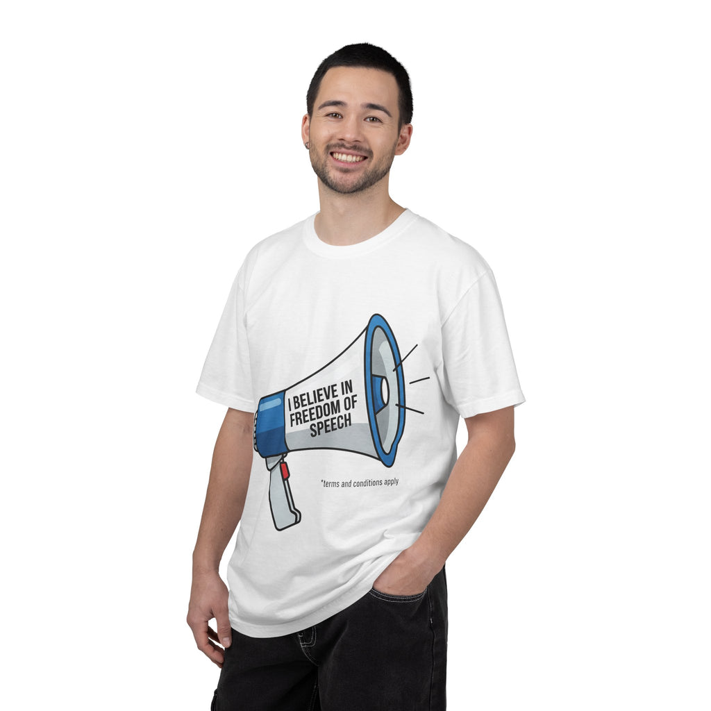 "Freedom of Speech" Unisex Garment-Dyed T-shirt