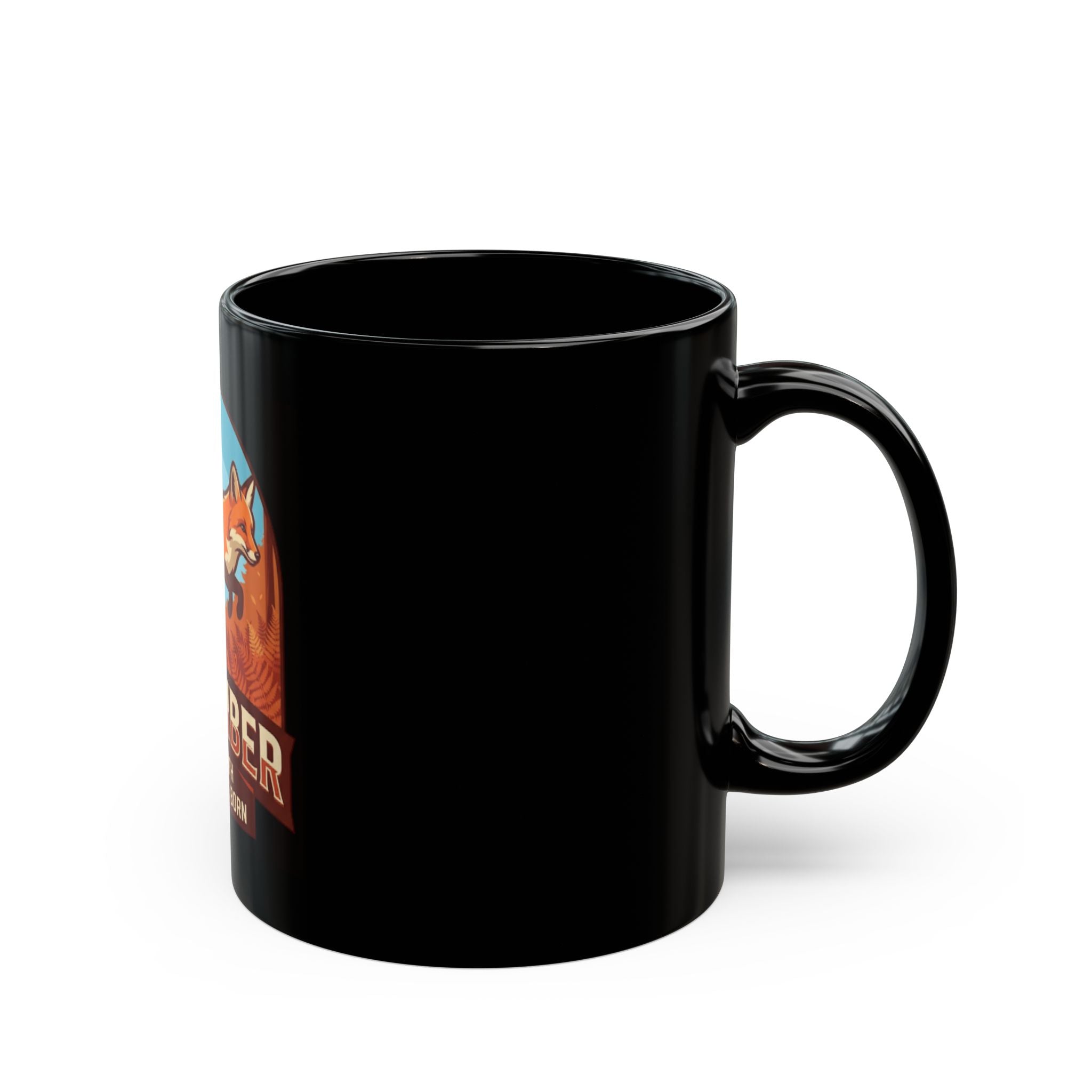 "November Legend" Black Ceramic Mug