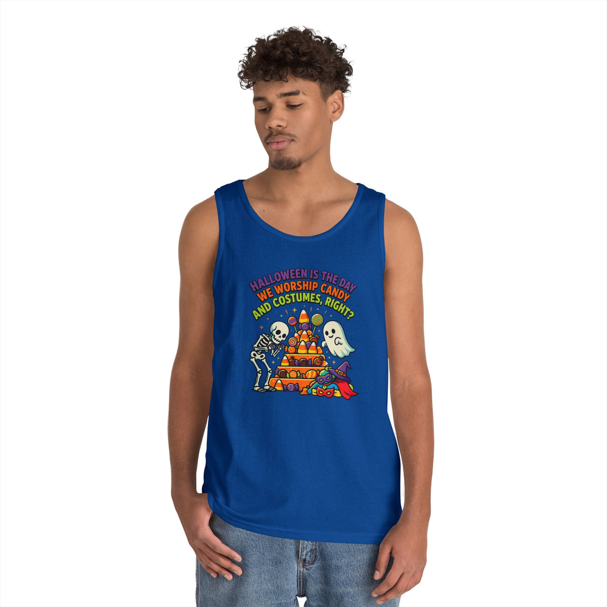Color: Royal | Worship Candy Tank Top