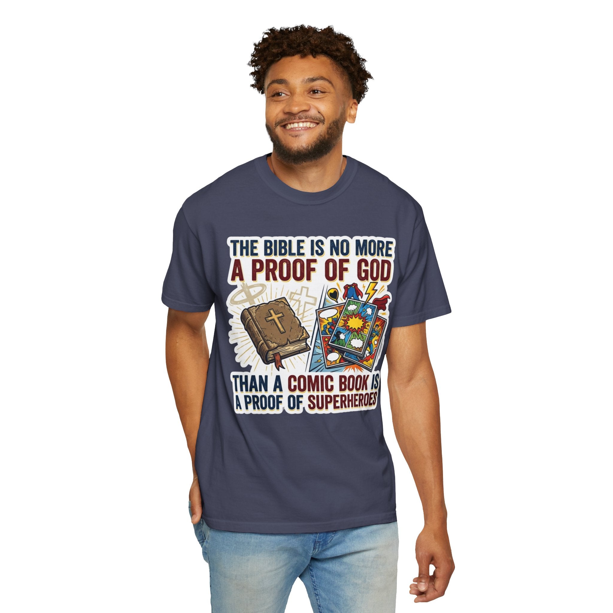 "Bible Proof of Good" Unisex Garment-Dyed Tee