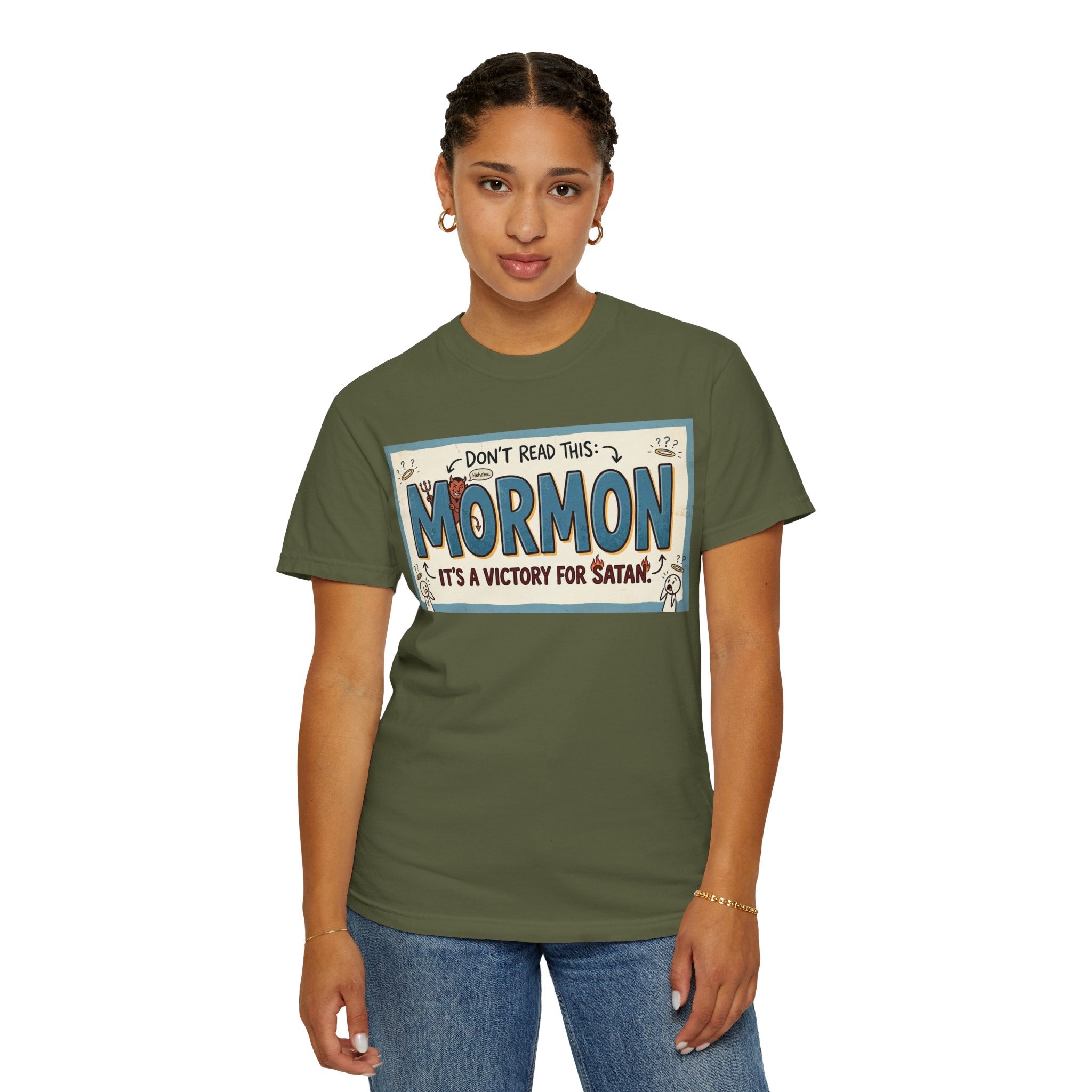 "Victory for Satan T-Shirt" Unisex Garment-Dyed T-shirt
