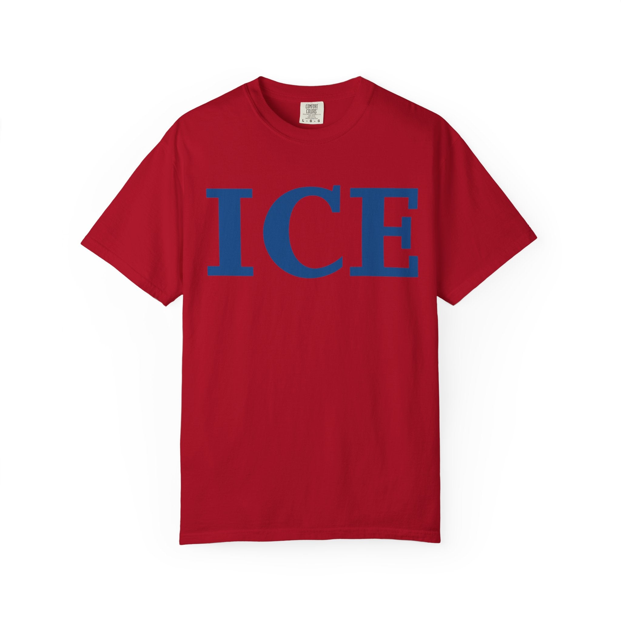 "ICE LOGO" Unisex Garment-Dyed T-shirt