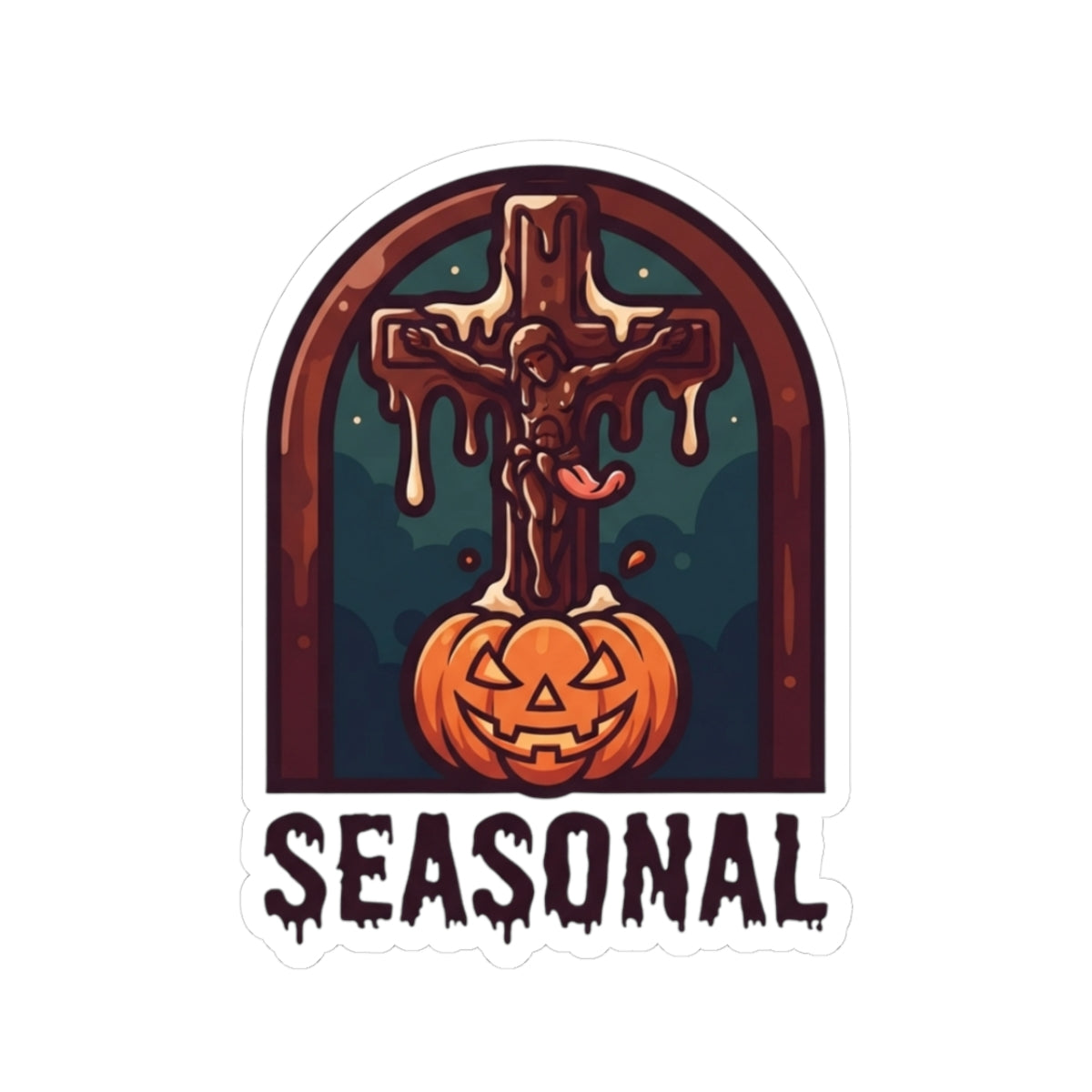 "Seasonal Transubstantiation" Sticker