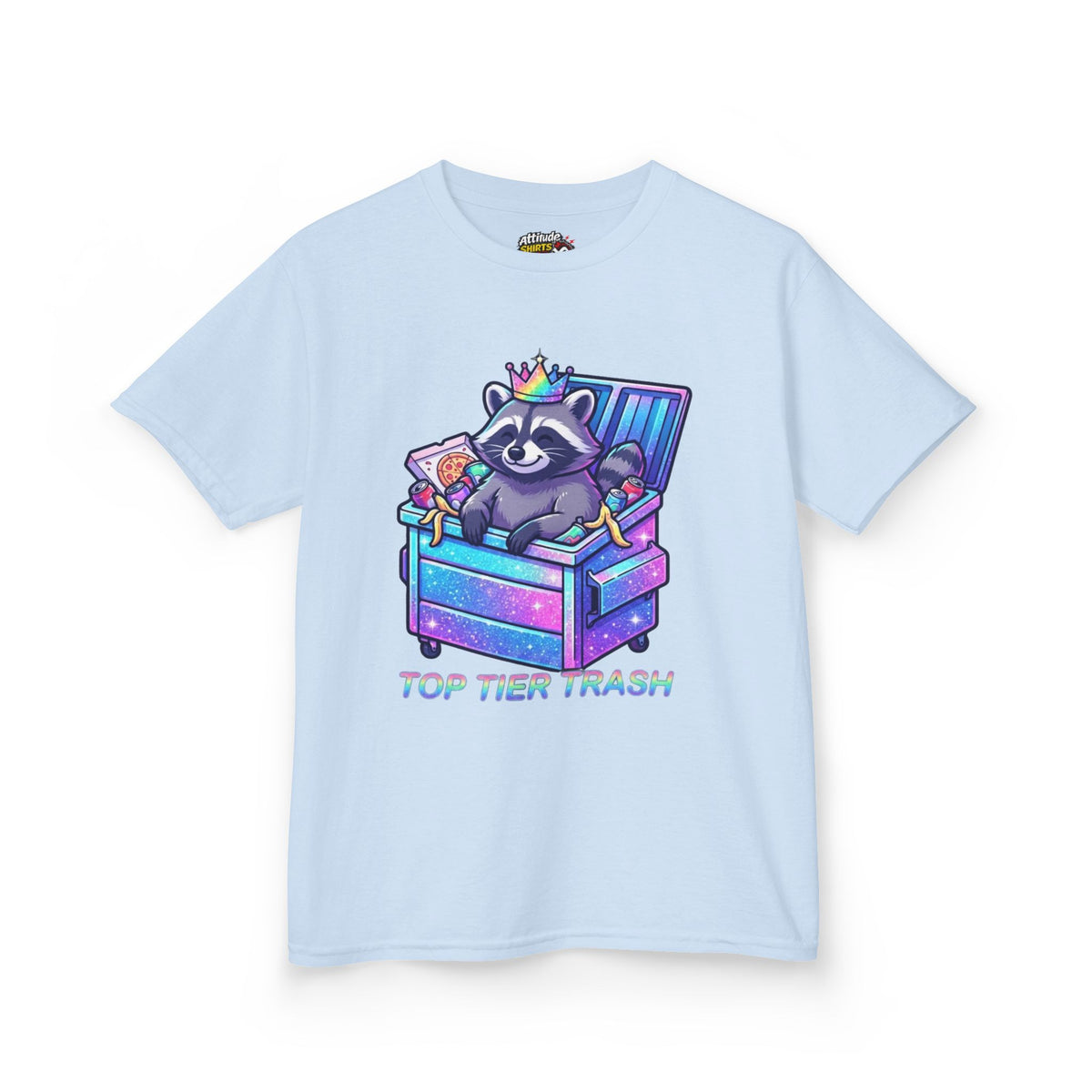 Color: Light Blue | Top Tier Trash Kids Tee