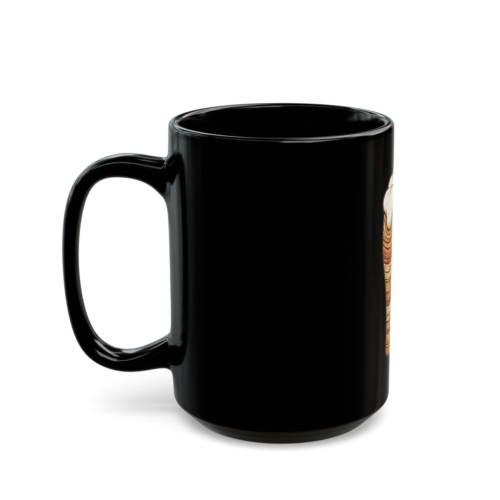 "Shifting Sandstone Beer Co." Black Ceramic Mug — Graphic