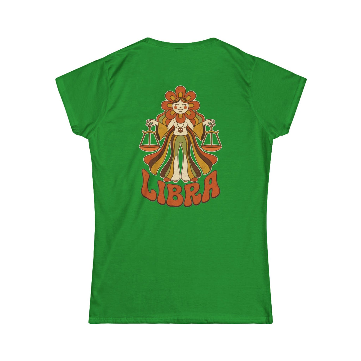 "Retro Mascot Groovy Libra" Women's Tee