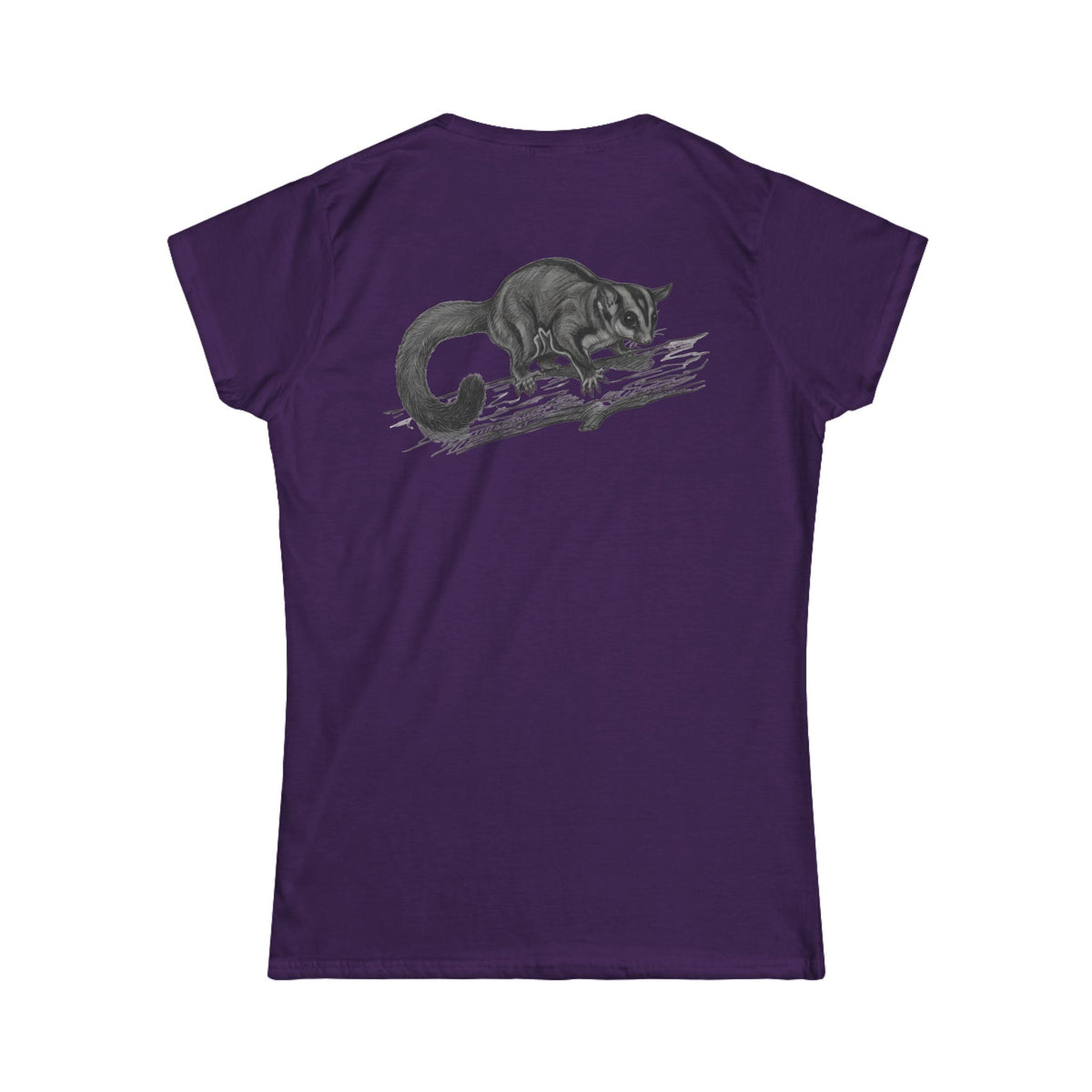 "Pencil Sketch Art Sugar Glider" Women's Tee