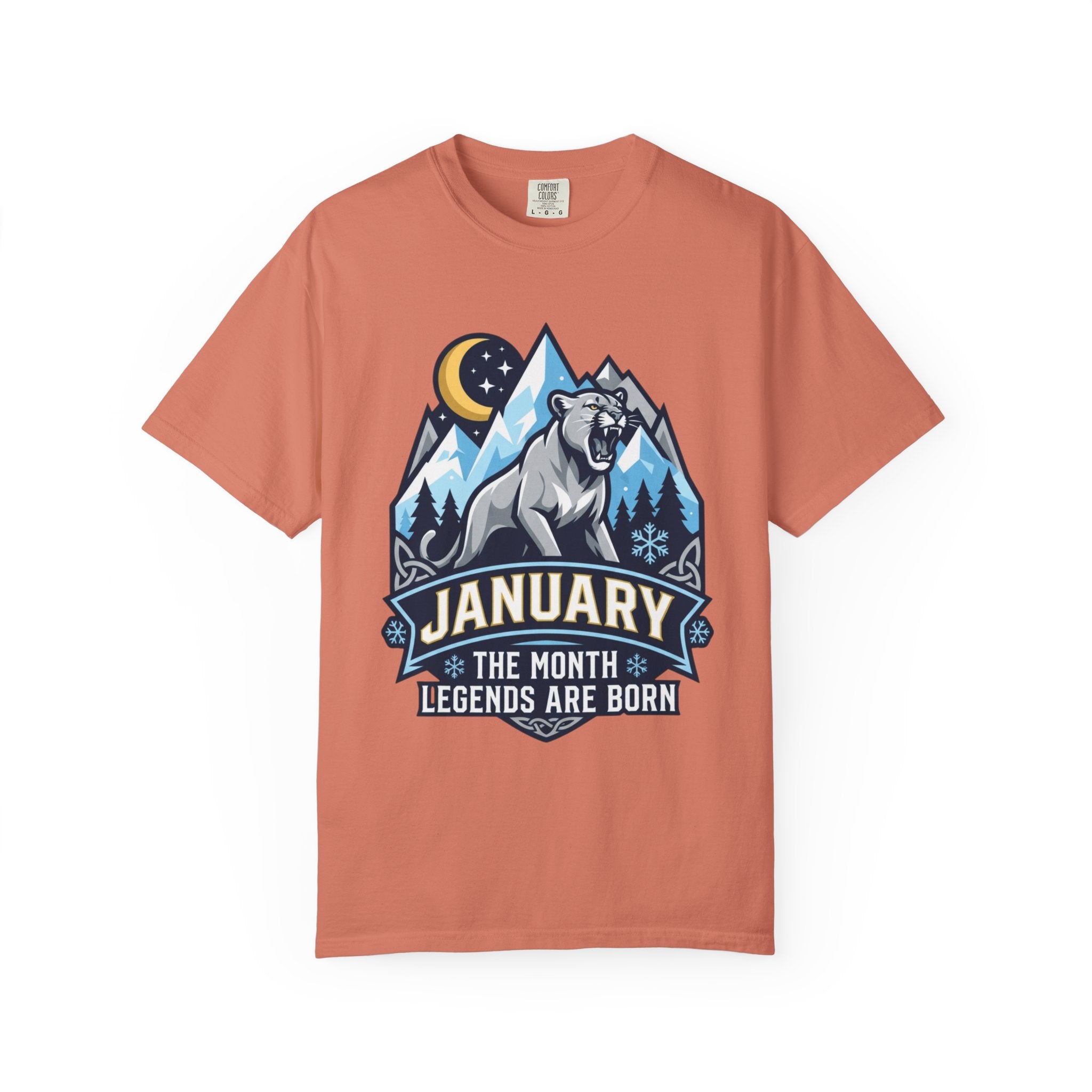 "January Legend" Unisex Garment-Dyed Tee