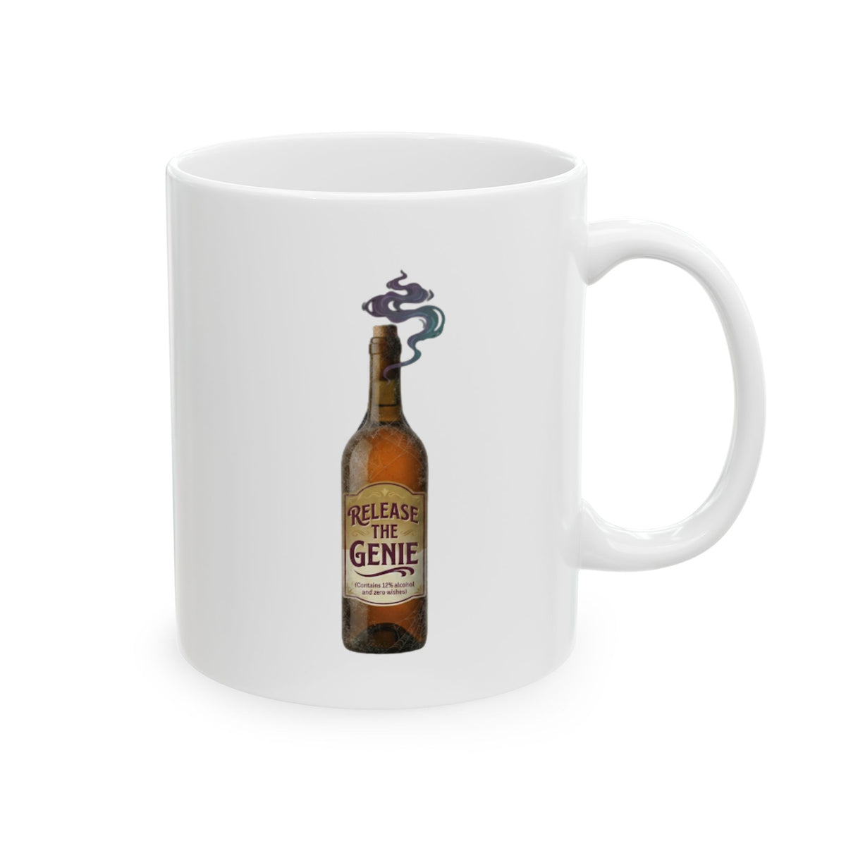 "Release the Genie" White Ceramic Mug